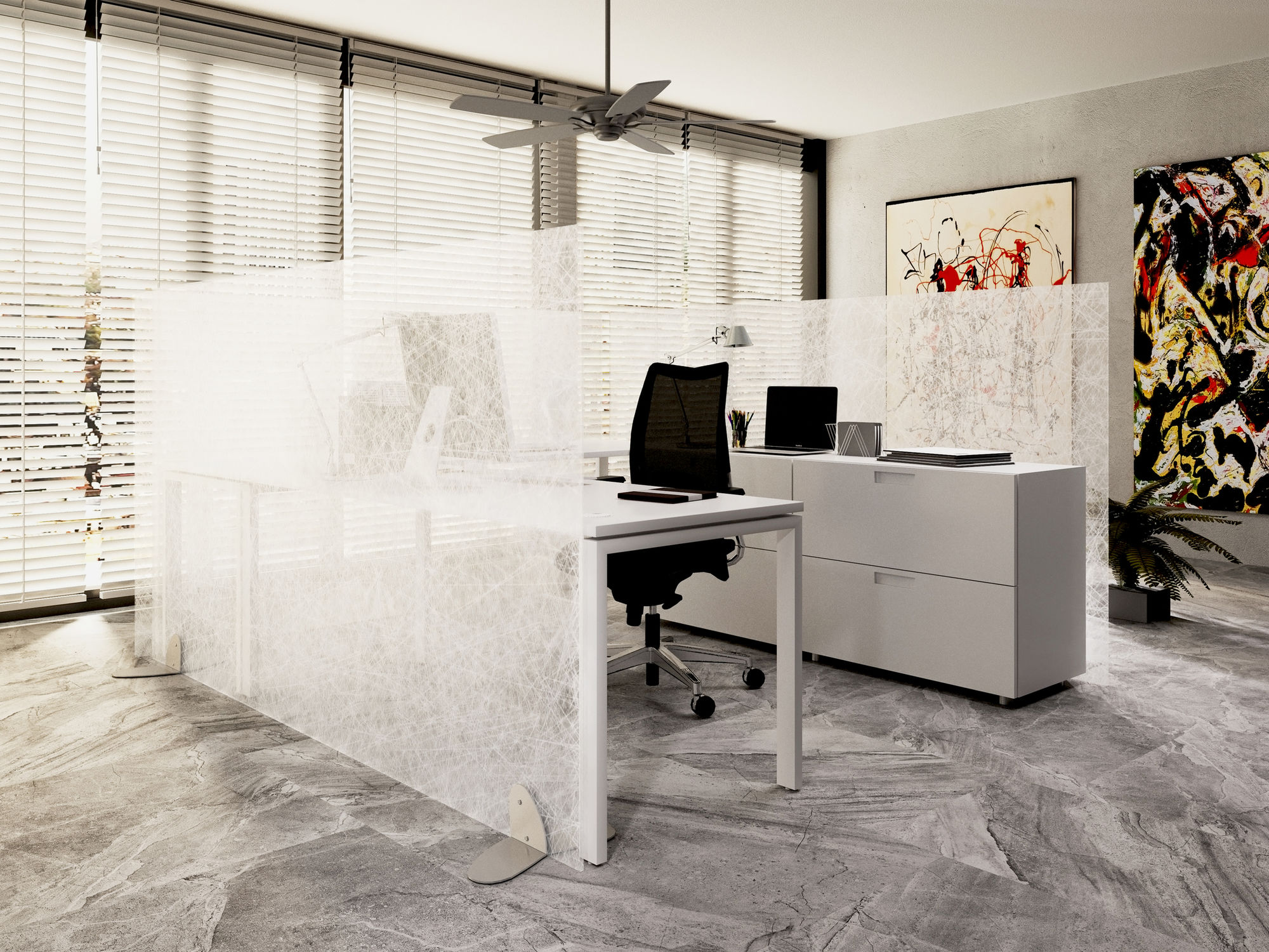 Фото Мобільні склянні перегородки UALCOM-ICE