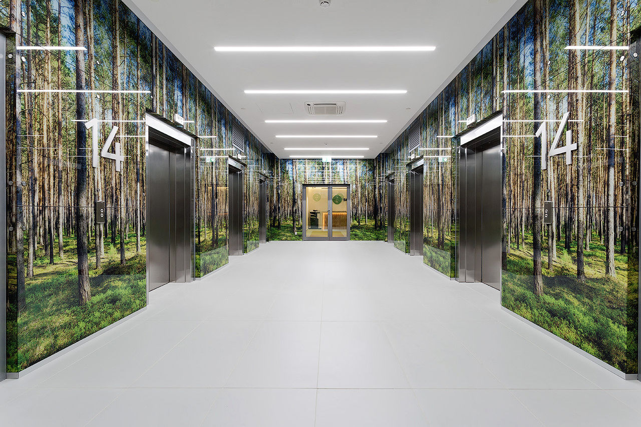 Фото Облицювання склом