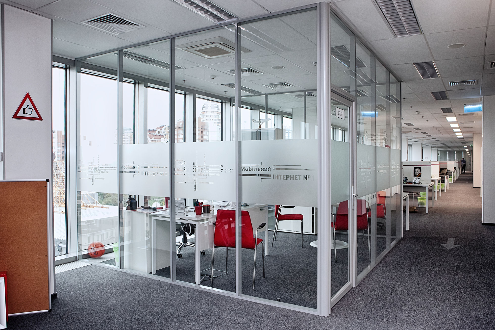 Фото Двері в алюмінієвій обв'язці