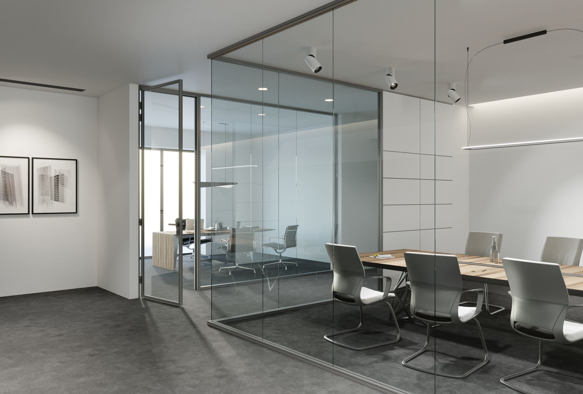 Фото Каркасна перегородка UALCOM-Quadro