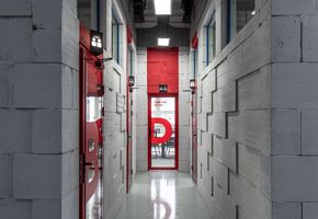 Двері VITRAGE I,II в проекті Новий офіс для IT компанії Boosta