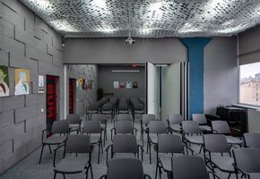 Розсувні перегородки в проекті Новий офіс для IT компанії Boosta