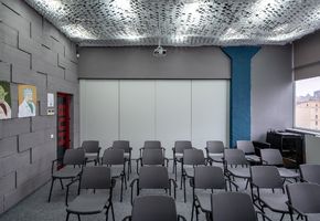 Розсувні перегородки в проекті Новий офіс для IT компанії Boosta