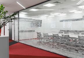 Стаціонарні перегородки в проекті Новий, яскравий, нестандартний проект утілила компанія UALCOM .