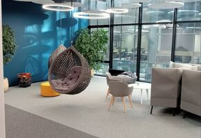 Стаціонарні перегородки в проекті UALCOM виконала великий проект для нового офісу великой міжнародної IT компанії.